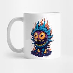 Colorful Creature with Big Eyes Mug